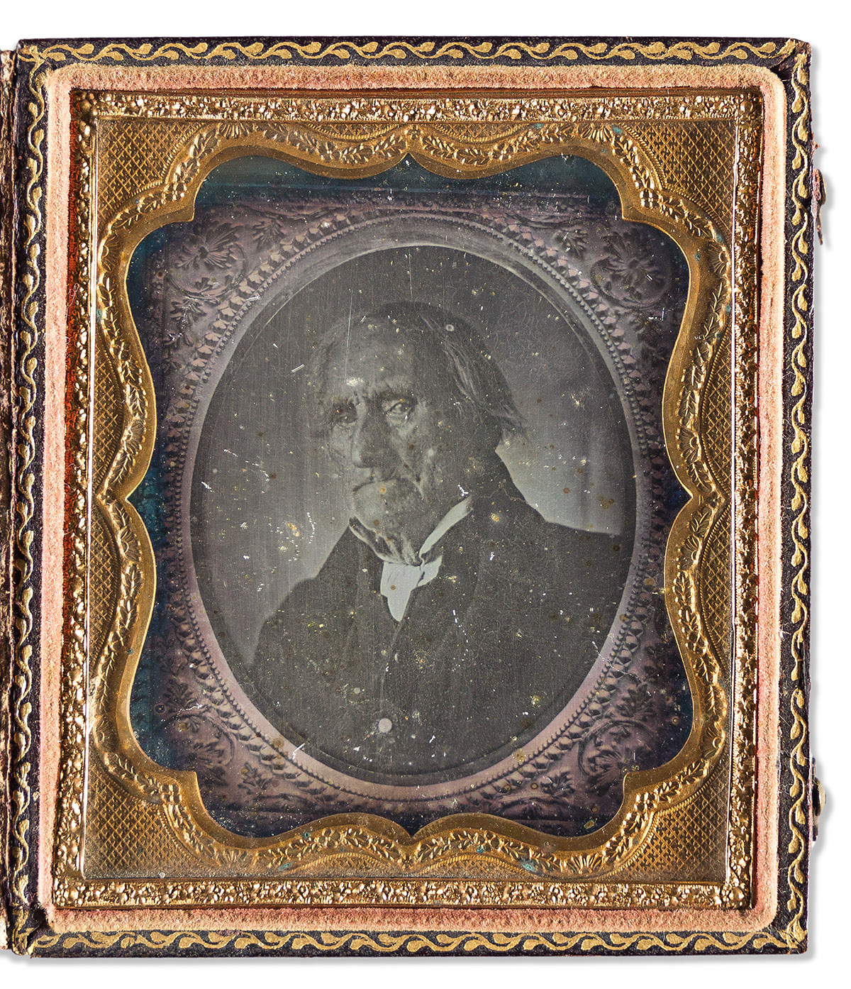 (AMERICAN REVOLUTION--VETERANS.) Portrait of Conrad Heyer, renowned as the earliest-born American to ever be photographed.